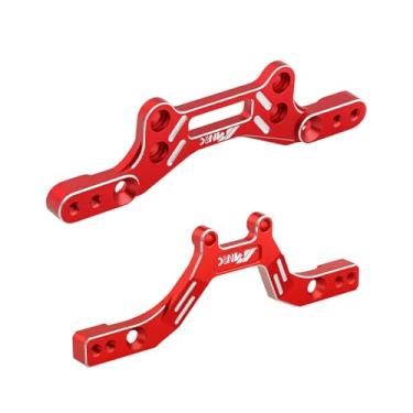 Imagem de NMNRC Alum Rear Front Shock Tower Brace Damper Plate Kit for Arrma 1/14 Typhon Grom 4X4 RTR Series Upgrade Part Red