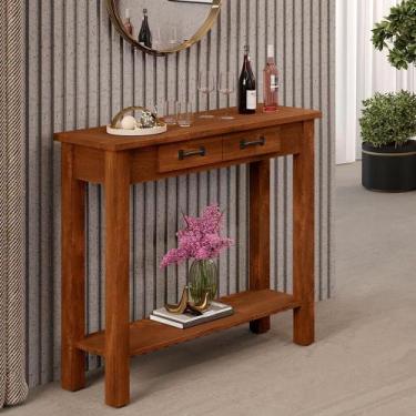 Imagem de Aparador Buffet Sala De Estar 01 Gaveta 100cm W02 New Rústico Madeira 