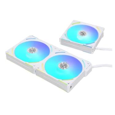 Imagem de Cooler Fan Lian Li Uni, Fan Al120 V2 RGB, 3in1, 3x120mm, Branco