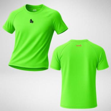 Imagem de Camiseta Masculina Para academia esportes treino Com Proteção UV 50 Te