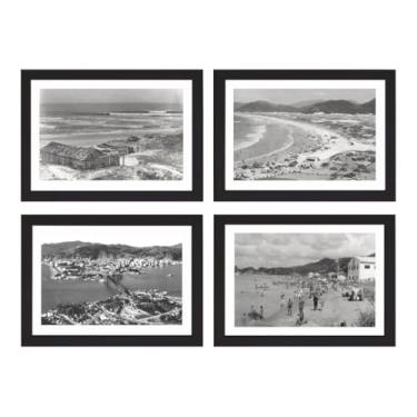 Imagem de Kit 4 Quadros Florianópolis Avaí Figueirense Cidade Retrô Foto Antiga