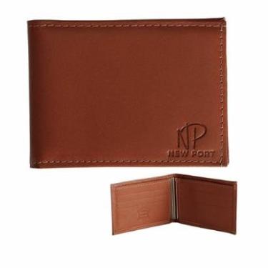 Imagem de Carteira masculina couro original dobrável Columbia New Port-Masculino