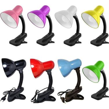 Imagem de Abajur Mesa Corpo Flexível Dobrável Articulável Manicur Pret