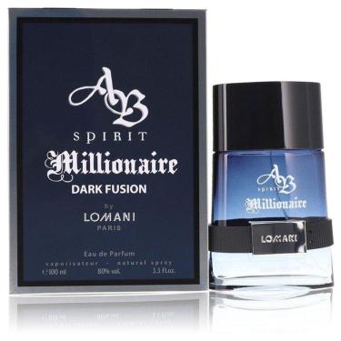 Imagem de Col. Masculina Spirit Millionaire Dark Fusion Lomani 100 Ml
