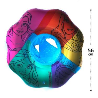 Imagem de Boia com Assento Infantil 56cm Princesas - Tudo em Caixa