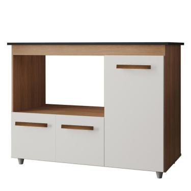 Imagem de Balcão Para Cooktop 5 Bocas 114cm 9475 Savana Off White Mobbs Savana Off White