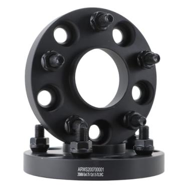 Imagem de Alpaspare 2 adaptadores de roda 5 x 4,75, passo de rosca forjado de 20 mm M12 x 1,5, espaçadores de 70,3 mm para Avanti II 01-04, para Chevrolet Blazer 95-05, para GMC Typhoon 92-93, para Cadillac XLR