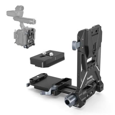 Imagem de SMALLRIG Placa de bateria dobrável com suporte em V para Sony FX3 / A7 IV / A7S III, para Canon R5 / R6, para Nikon Z8, equipamento de vídeo compacto para câmera, sem ferramentas, para bateria NEEWER