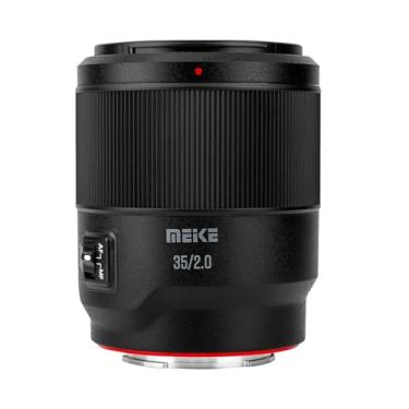 Imagem de Meike Lente de motor de passo STM de quadro completo de foco automático F2.0 de 35 mm compatível com câmeras Sony E Mount A7 A7R A7IV A7R IV A7III A7RII A7RIII A7SIII A9 A7C A7CII