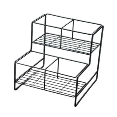 Imagem de YWJLQH Suporte para Garrafa de Xarope, Dispensador de Xarope de Café, Suporte de Mesa em Metal para Bar de Café Familiar