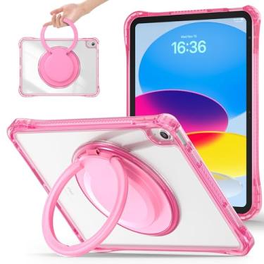 Imagem de Mektron Capa à prova de choque para iPad Air de 11 polegadas (M3 2025 7ª/M2 2024 6ª), compatível com iPad Air de 11 polegadas (5ª geração 2022/2020 4ª geração), capas de tablet transparentes para PC