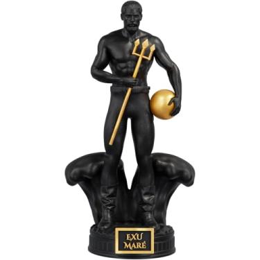 Imagem de Estátua Exu Maré Umbanda Candomblé (Cor Aurum Noctis)