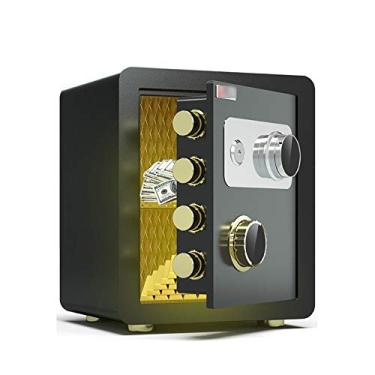 Imagem de SAFESafes Cofre Mecânico, Cofre Doméstico de 40 cm Cofre de Segurança Digital Eletrônico de Aço Sólido Armário Cofre Para Joias Dinheiro Documentos Em Casa Escritório Hotel Cofre Armário