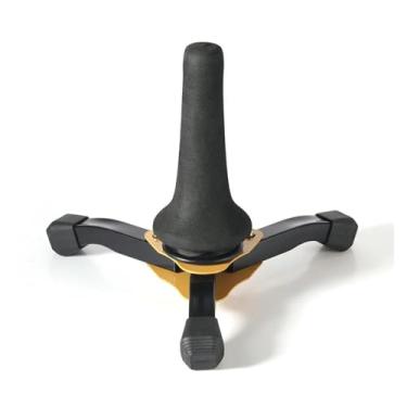 Imagem de Acessórios profissionais de saxofone suporte de tripé suporte de trompete saxofone suporte de instrumentos musicais acessórios suporte de instrumento de sopro de madeira (cor: amarelo)