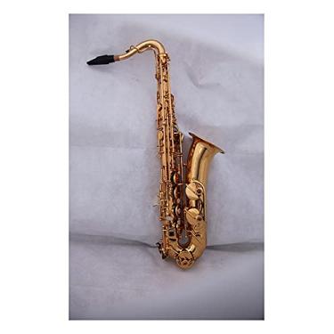 Imagem de Saxofone profissional, saxofone C, melodia, saxofone, sopro, madeira, saxofone, dourado, laca com estojo e bocal, kit para iniciantes
