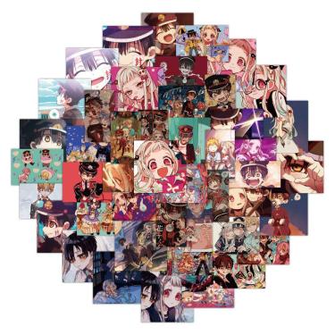 Imagem de Adesivos Hanakokuns Anime Toilet Bound 60 peças de PVC impermeável