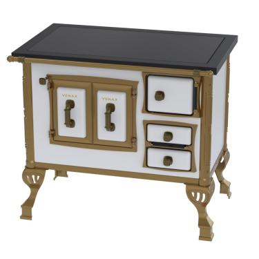 Imagem de Fogao a Lenha Venax GII n 1 Colonial Premium Branco SE
