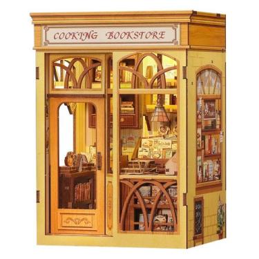 Imagem de Kit de Miniatura de Casa de Muñecas DIY Cutefun Rincón de Libros Tiend