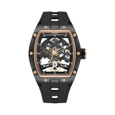 Imagem de Relógio Mecânico Automático Masculino MEGIR Em Aço Inoxidável À Prova 