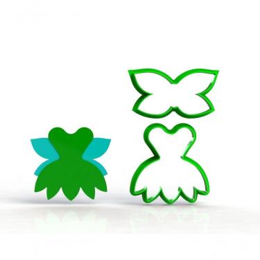 Imagem de Cortador Roupa Fada Sininho 5 Cm