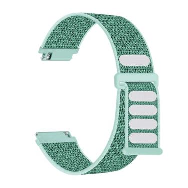 Imagem de Compatível com Samsung Galaxy Watch 3 de 45 mm e 46 mm, pulseira de nylon de liberação rápida de 20 mm e 22 mm para Gear S3Frontier/Classic/Ticwatch Pro 3 (Mar azul, 22 mm)