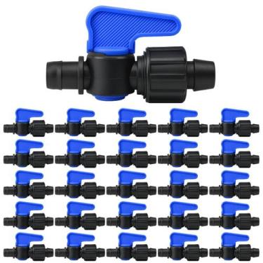 Imagem de Kit 30 Registro Inicial com Rosca para Fita Gotejadora 16mm - Implebra