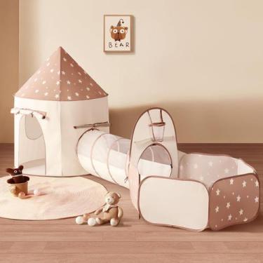 Imagem de Conjunto de jogos: tenda infantil Sumbababy com caixa de bolas Crawl T