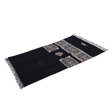 Imagem de GLOGLOW Tapete de Oração, Tecido de Algodão Macio Com Borlas Elegantes e Bolsa de Armazenamento, para Meditação Em Casa ou Em Viagens