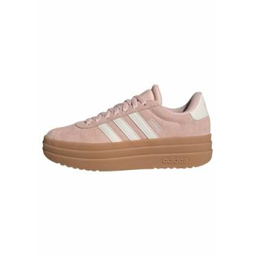 Imagem de adidas Tênis infantil unissex Vl Court Bold, Rosa blush/branco fora/chiclete, 16