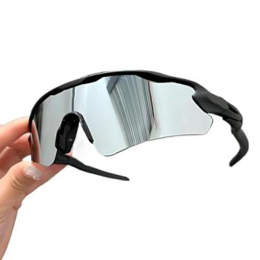 Imagem de Óculos de Sol masculino e feminina Corrida Ciclismo Beach Tennis Praia Volei lente polarizada Proteção UV400(Preto Ruby)