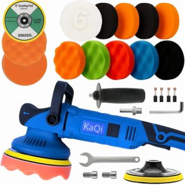 Imagem de KaQi, Politriz Dupla Ação 1050W Roto Orbital + Kit Polimento Auto Detailers KaQi 7150P-220v-KP29
