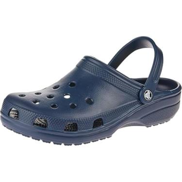 Imagem de Croc Versátil Confort, Leve, Respirável, Antiderrapante, com Alça Traseira, Uso Casual azul marinho