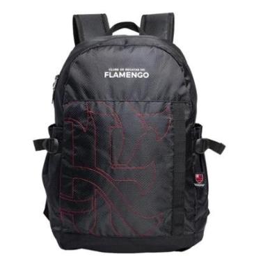Imagem de Mochila De Costas escolar esporte Flamengo Grande 16372 Oficial-Unissex