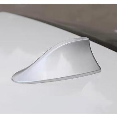 Imagem de Antena Automotiva 6,0dB – Rádio FM de Barbatana de Tubarão para Carros com Teto Curvado (Prata)