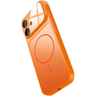 Imagem de Hovisi [Transforme-se em um iPhone 17] Capa magnética para iPhone 16 com protetor de lente de câmera, textura fosca, proteção à prova de choque de grau militar, capa de telefone ao ar livre para