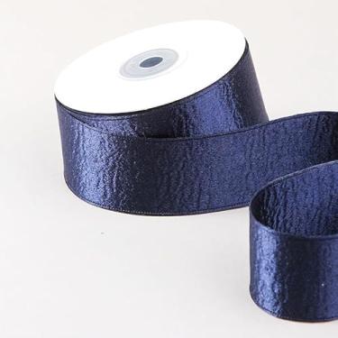 Imagem de Fita de cetim de cor sólida de 10 jardas 3,8 cm de largura, fita dupla face brilhante, laço de cetim metálico, acessórios de cabelo para casamento, embrulho de presente DIY