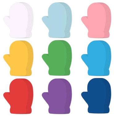 Imagem de MixTeach Recortes de lâmpada de Natal, 180 peças, recortes de papel de 10 cm, cores sortidas, formato de lâmpada redonda, para Natal, inverno, sala de aula, quadro de avisos, decoração faça você mesmo