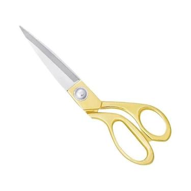 Imagem de Tesoura De Alfaiate Em Aço Inoxidável Para Tecido, Costura, Bordado E 