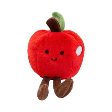 Imagem de Brinquedo De Pelúcia De Frutas: Fruta Do Dragão, Pera, Maçã, Morango, 