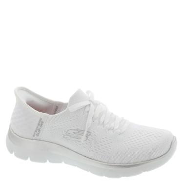 Imagem de Skechers Tênis feminino Hands Free Slip-ins Summits, Prata branca = wsl, 38