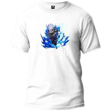 Imagem de Camisetas masculinas moda infantil coleção kakashi preços promocionais