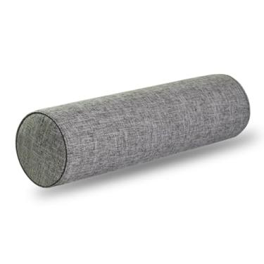 Imagem de Fronhas cervicais duráveis para o pescoço, capa de almofada – perfeita para almofadas de pescoço de espuma viscoelástica e almofada de pescoço, fácil de lavar e combinar com seu sofá/cama (cinza