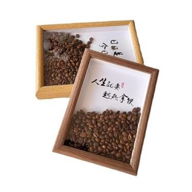 Imagem de Quadro de Fotos Grão Café Criativo DIY Artesanal Presente Personalizado Decoração Simples Estilo Ins Alto Sentido