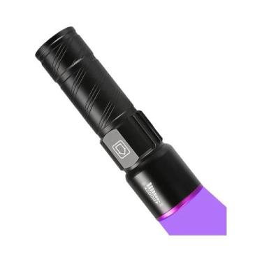Imagem de Lanterna UV Recarregável USB 395nm À Prova d'Água Com Zoom Para Detecç