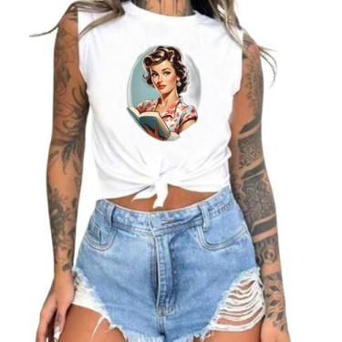 Imagem de Cropped T-Shirts Feminino Estampado Várias Estampas 35 - megan basic, 