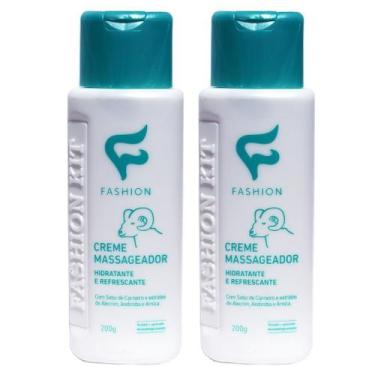 Imagem de Creme Massageador com Sebo de Carneiro 200g Fashion  Kit 2 Frascos