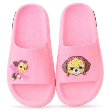 Imagem de Sandália Chinelo Infantil Patrulha Canina Slide Nuvem Menino e Menina,