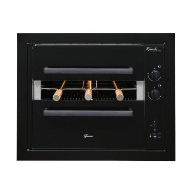 Imagem de Churrasqueira a Gas de Embutir Fischer 3 Espetos Ranch