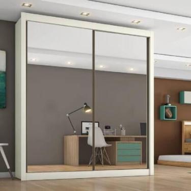 Imagem de Guarda Roupa Zurique 2 Portas Espelhadas MDF Móveis Europa Moveis Euro