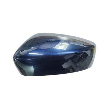 Imagem de Espelho reverso caso escudo habitação acessórios do carro espelho retrovisor capa 1pc compatível com mazda 6 atenza 2016~2023(Crystal blue Left)